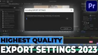 Best Export Settings Adobe Premier Pro (2023)