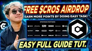 $CROS FREE AIRDROP EASY FULL GUIDE Tagalog | Earn more Points to GET FREE CRYPTO