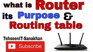 what is router,routing table &  purposes of router| routing table| @tehseenit-sanakhan2596