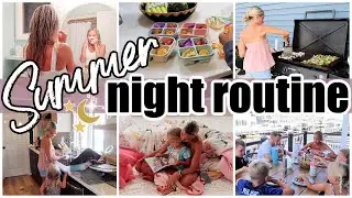 *NEW* SUMMER NIGHT ROUTINE FAMILY OF 6 TIFFANI BEASTON HOMEMAKING 2024