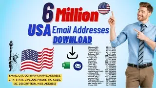 6 Million USA Email Database / USA Email List // Free Email List for Marketing 2025