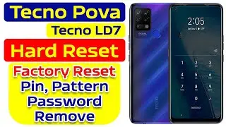 How to Hard Reset Tecno Pova ( Tecno LD7 )? , How to remove Pin, Pattern, Password Lock? #tecno