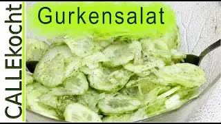 Besten Gurkensalat mit Dill selber machen - Omas schnelles Rezept