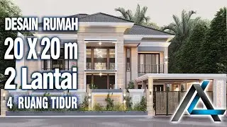 DESAIN RUMAH  20 X 20  meter I Jakarta Barat  – DESAIN RUMAH TROPIS MODERN