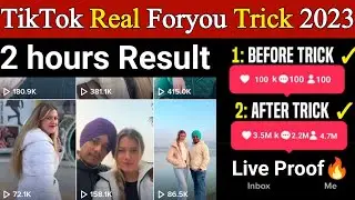 tiktok new foryou trick 2023 today || Tiktok foryou trick 2023 today