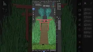 Japanese Torii 3D Environment In Blender 