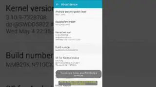 How to enable Developer Options on your Android phone (Samsung Note 4)