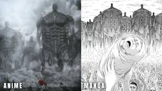 Anime VS Manga - Attack on Titan Season 4 Part 4 The Battle of Heaven and Earth