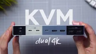 Pulwtop Dual 4K Monitor KVM Switch - BD215F | Impression & Review