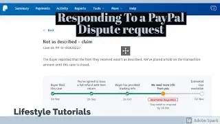 How To Respond To a PayPal Dispute request.