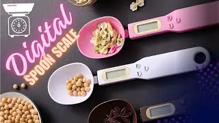 Digital measuring spoons! [TESTED] kitchen scales