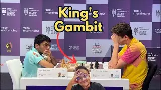 Nihal Sarin plays the Kings Gambit for the first time in his life! Nihal vs Esipenko