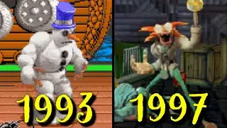 Evolution of Clay Fighter Games 1993-1997