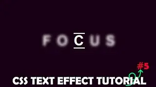 css text effect | html css tutorial |#css3 #html5 #tutorial |