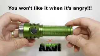 HAIKELITE AK01 - 6000 lumens flashlight - 750m beam distance - Type-C power bank