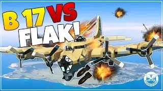 B17 BOMBING FLAK ISLAND In Stormworks!