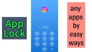 App lock in any phone.app lock setting.