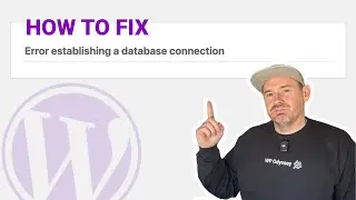 How to fix error establishing a database connection in Wordpress!