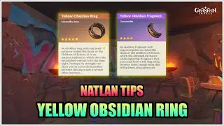 How to get "Yellow Obsidian Ring" | Tips & Trick - Genshin Impact