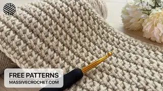 SUPER EASY Crochet Pattern for Beginners! 👌 AMAZING Crochet Stitch for Baby Blanket, Bag & Scarf