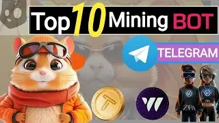 Top 10 Telegram mining bots to Earn Free crypto ll Real mining bots will list on September