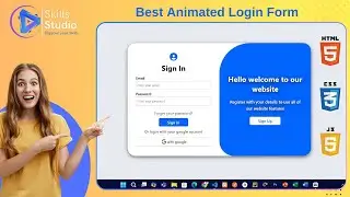 How to Create an Animated Login Page Using HTML, CSS, and JavaScript !