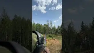 Угоночка 💥 #стендоваястрельба #спортинг #охота #оружие #девушка #Blaser #ружье #стенд #pigeon