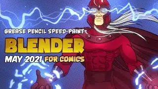 Blender Speedpaint - Magneto