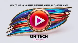 how to put an animated subscribe button on YouTube video #subscribebutton #subscribemychannel