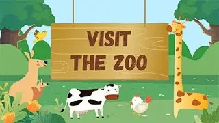 Visit to the Zoo🦁 | English Learning | Animal for Kids | Mango Animation Maker