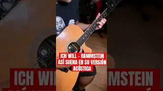 Rammstein - Ich Will Acústico #rammstein #acousticcover #guitar #musica #rock #acousticmusic