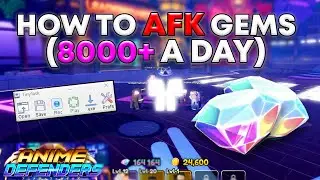 HOW TO AFK GEMS IN ANIME DEFENDERS (8000+ A DAY)