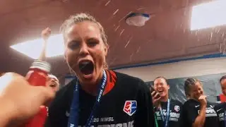 CHAMPIONS! Rachel Daly postgame lockroom speech