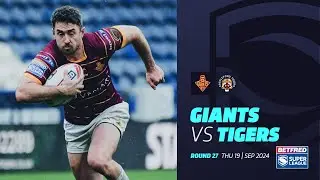 Highlights | Huddersfield Giants v Castleford Tigers | 2024 Betfred Super League | Round 27