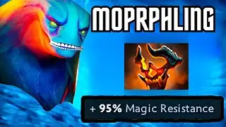 Morphling with +95% Magic Resistance OVER POWER One Shot 34Kills Dota 2