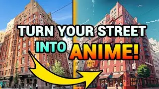 How any street in the world can become an anime! (UE5 Tutorial)