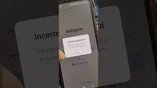 The password you entered is incorrect please try again | Instagram incorrect password problem fix