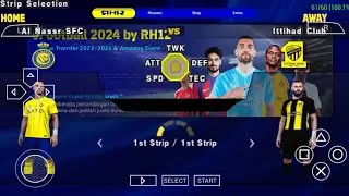 eFootball PES 2024 PPSSPP Real Faces Camera PS5 New Update Transfers & Kits 2023/24 Best Graphics HD