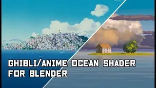 Tutorial: Ghibli/anime style ocean in Blender