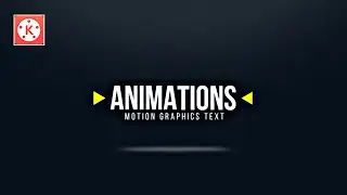 Motion Graphics Text Effects in Kinemaster - Kinemaster Text Editing