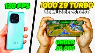 IQOO Z9 Turbo 😱🔥120 FPS In Pubg Bgmi 3.3.1 Update Test | Best Gaming Phone Under 20000