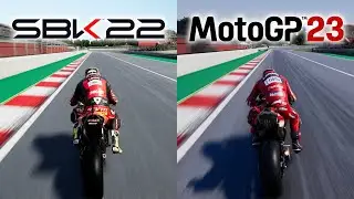 SBK 22 vs MotoGP 23 | Gameplay Comparison