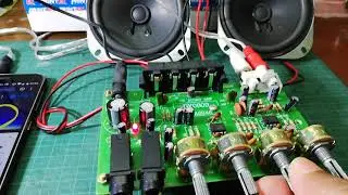 Dx0809 amplifier board with tda 8946 ic 60 watt output