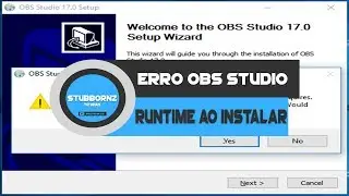 Consertar erro ao instalar OBS studio vcredist_x64/vcredist_x86 Windows 7, 8 e 10