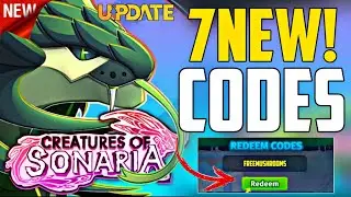 *NEW UPDATE* CREATURES OF SONARIA CODES 2024 ! ROBLOX CREATURES OF SONARIA CODES