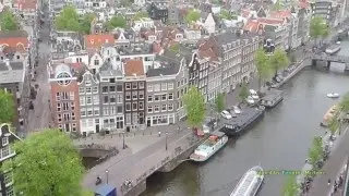 Luchtfoto van Amsterdam (Overhoeks Tower) - Aerial View of Amsterdam