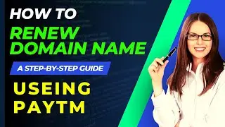 How To Renew Domain Name Useing Paytm | Money And knowledge