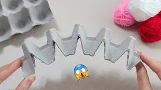 Brilliant Craft Idea! You'll be Amazed at what I DID with egg carton From Trash to LUXURY