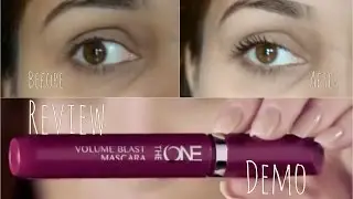 Oriflame The One Volume Blast Mascara Review & Demo | Nidhi Katiyar