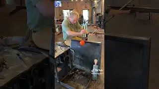 Making Glass Pumpkins in the Greenfield Village Glass Shop